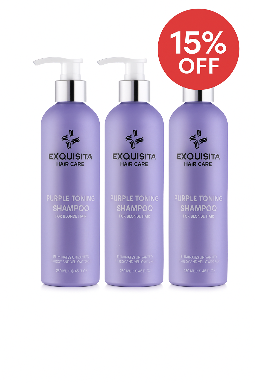Exquisita Purple Toning Shampoo 250ml